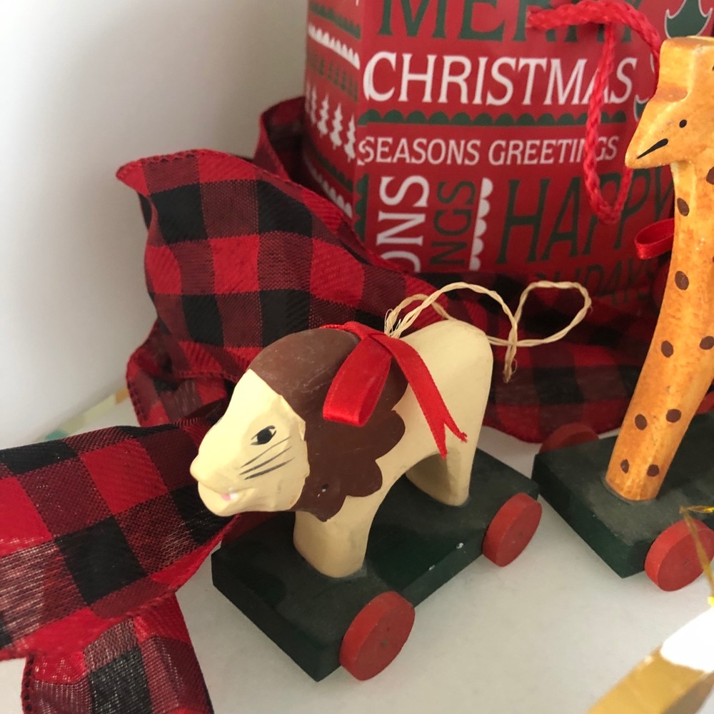 VINTAGE Pull Toy Ornaments (Set of 5) - Picture 2 of 10